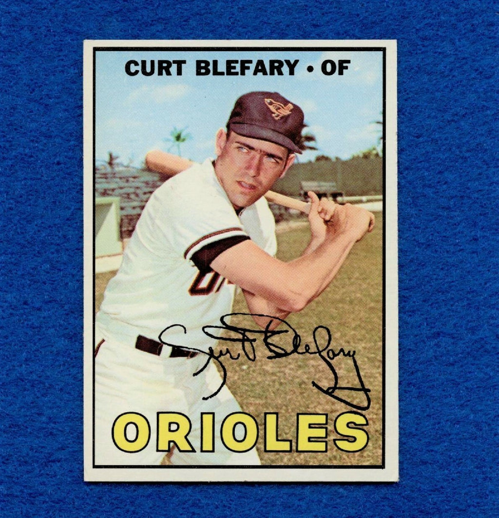 1967 Topps Set Break Pack Fresh #180 Curt Blefary EX- #139