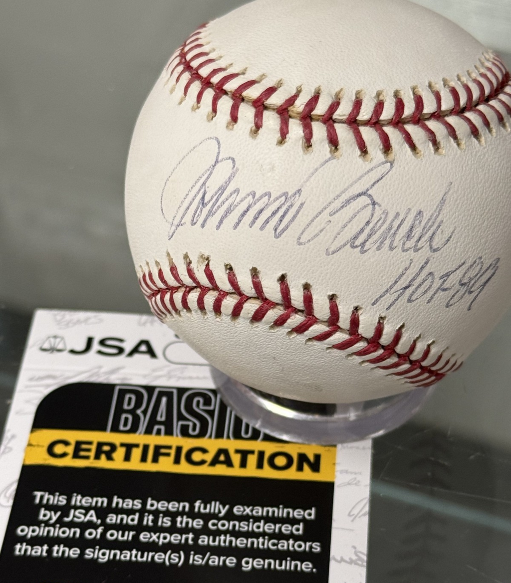 Johnny Bench Signed Auto Rawlings Official Major League Baseball (MLB) - JSA COA