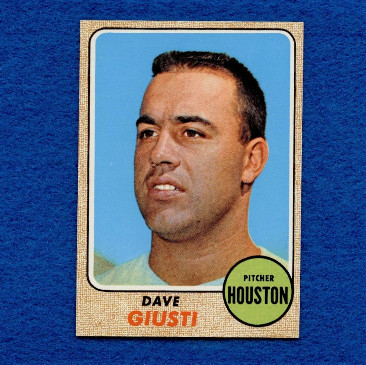 1968 Topps Set Break Pack Fresh #182 Dave Giusti NR MT #375