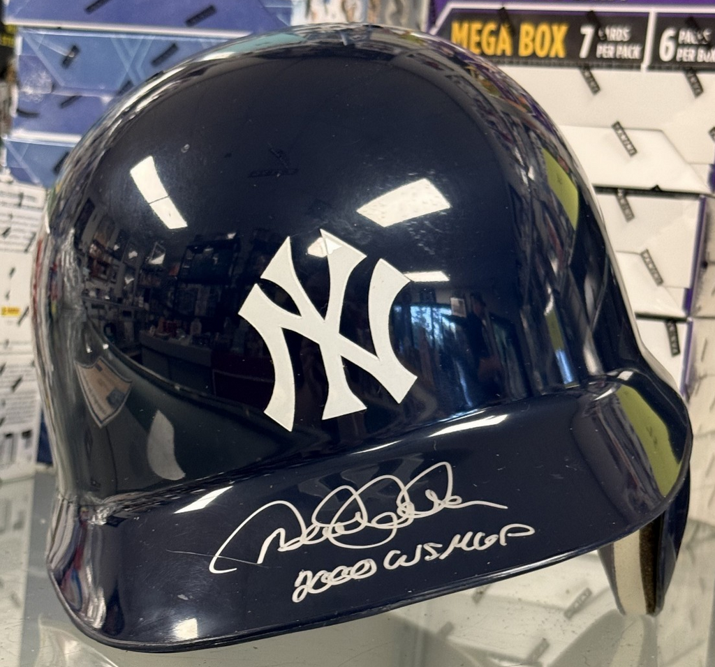 Derek Jeter 2000 WS MVP Batting Helmet - Steiner COA - LIMITED EDITION OF 22!