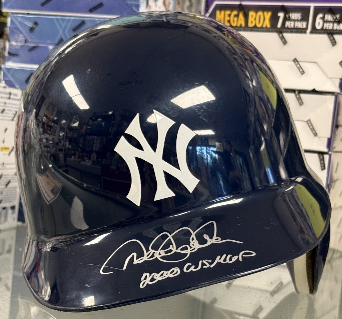 Derek Jeter 2000 WS MVP Batting Helmet - Steiner COA - LIMITED EDITION OF 22!
