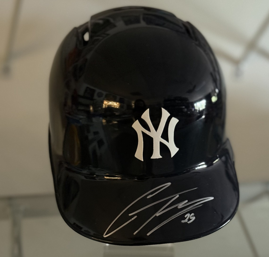 Gleyber Torres 25 Signed/Auto Full Size  NY Yankees Batting Helmet, Fanatics COA