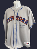 Majestic Jerry Koosman Autographed Mets Jersey  - JSA Authenticated