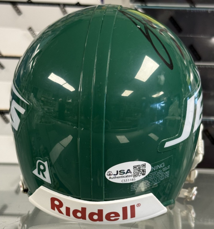 Joe Namath Signed Autographed New York Jets Mini Helmet - JSA COA